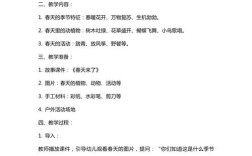 幼儿诗歌春天教案，幼儿诗歌春天教案中班