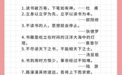 读书有哪些经典名言？