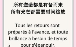 法语名人名言，法语名人名言励志
