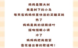 儿童诗歌 母亲节，母亲节朗诵诗歌少儿
