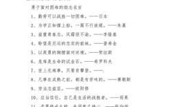 克服困难名言警句，克服困难名言警句有哪些