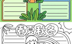 诗歌与四季，诗歌与四季手抄报