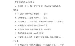 出名名言，出名名言警句