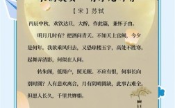 明月几时有，诗中问何情？