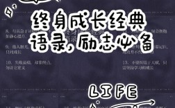 鼓励自己成长的名言