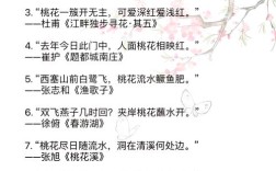 桃花落诗歌，桃花落的诗