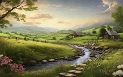 田园诗歌诗配画，为何能成当代人治愈新解压神器？