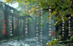 秋雨入诗有何深意？探寻文人笔下的经典意象