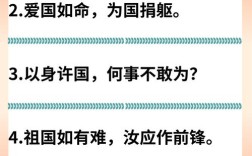 表现爱国的名言