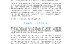 我最喜欢的一句名言作文450字