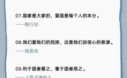 爱国名言小学有哪些？