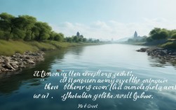 水的名人名言，大禹治水的名人名言