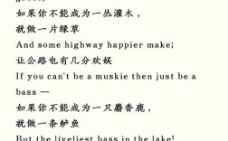 英文诗歌朗诵稿