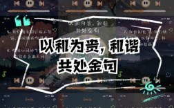 和的名言警句有哪些？