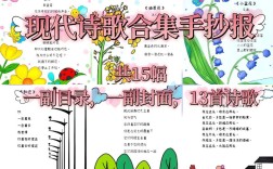 现代诗歌小报，现代诗歌小报模板