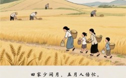 农忙诗歌，农忙诗歌主题