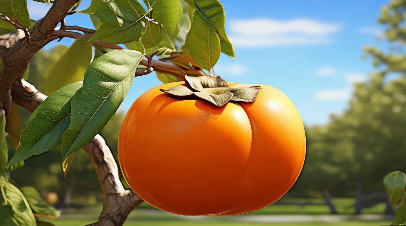 描写柿子的诗歌,藏着哪些秋日与乡愁的密码?-图1 描写柿子的诗歌,藏着哪些秋日与乡愁的密码?-图1