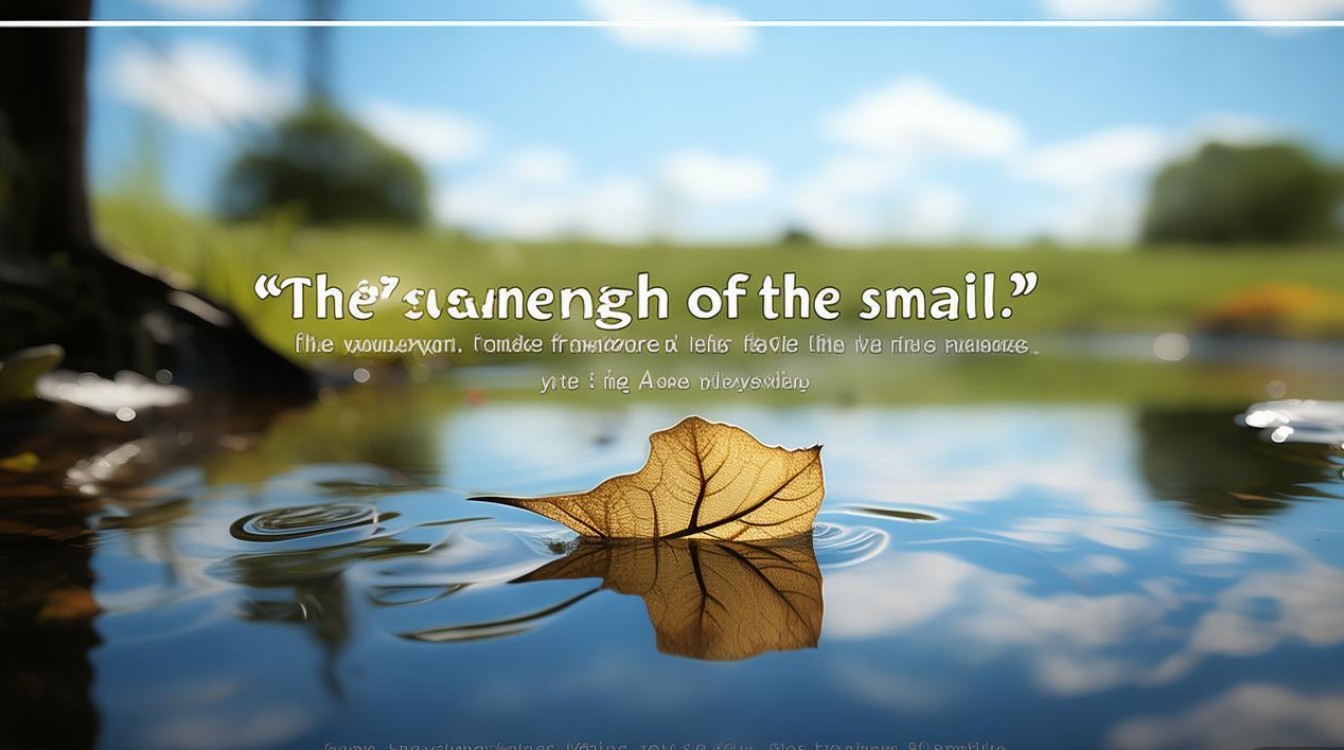 微小力量名言,当下时代为何更需被看见?-图1 微小力量名言,当下时代为何更需被看见?-图1