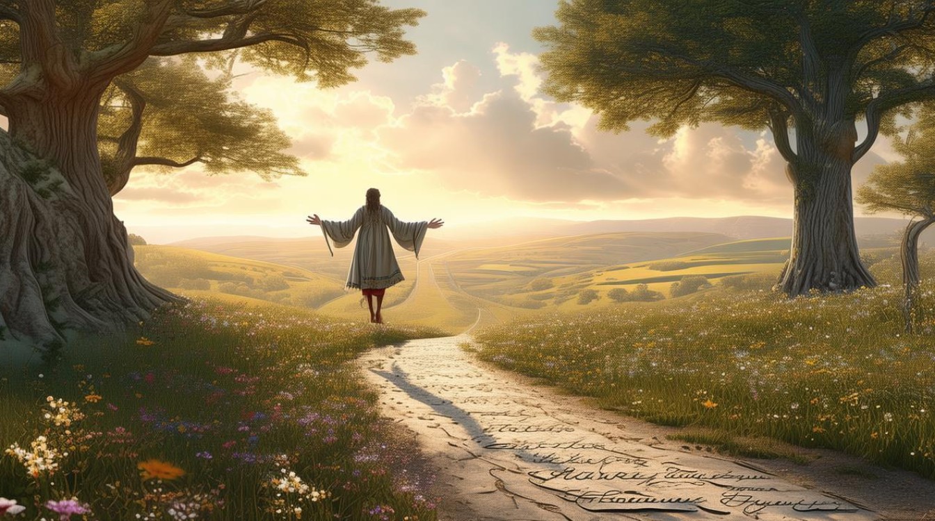 走天路赞美诗歌-图1