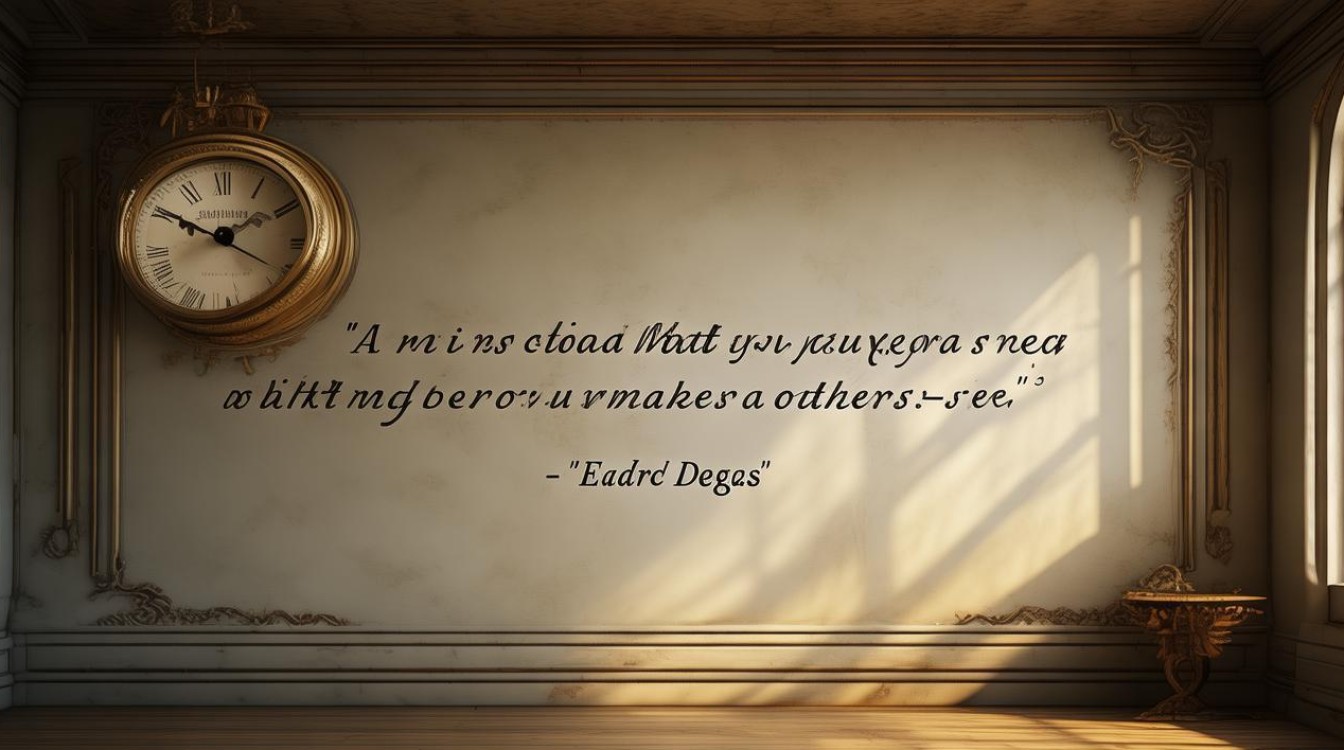 德加名言蕴含何种艺术智慧？-图1