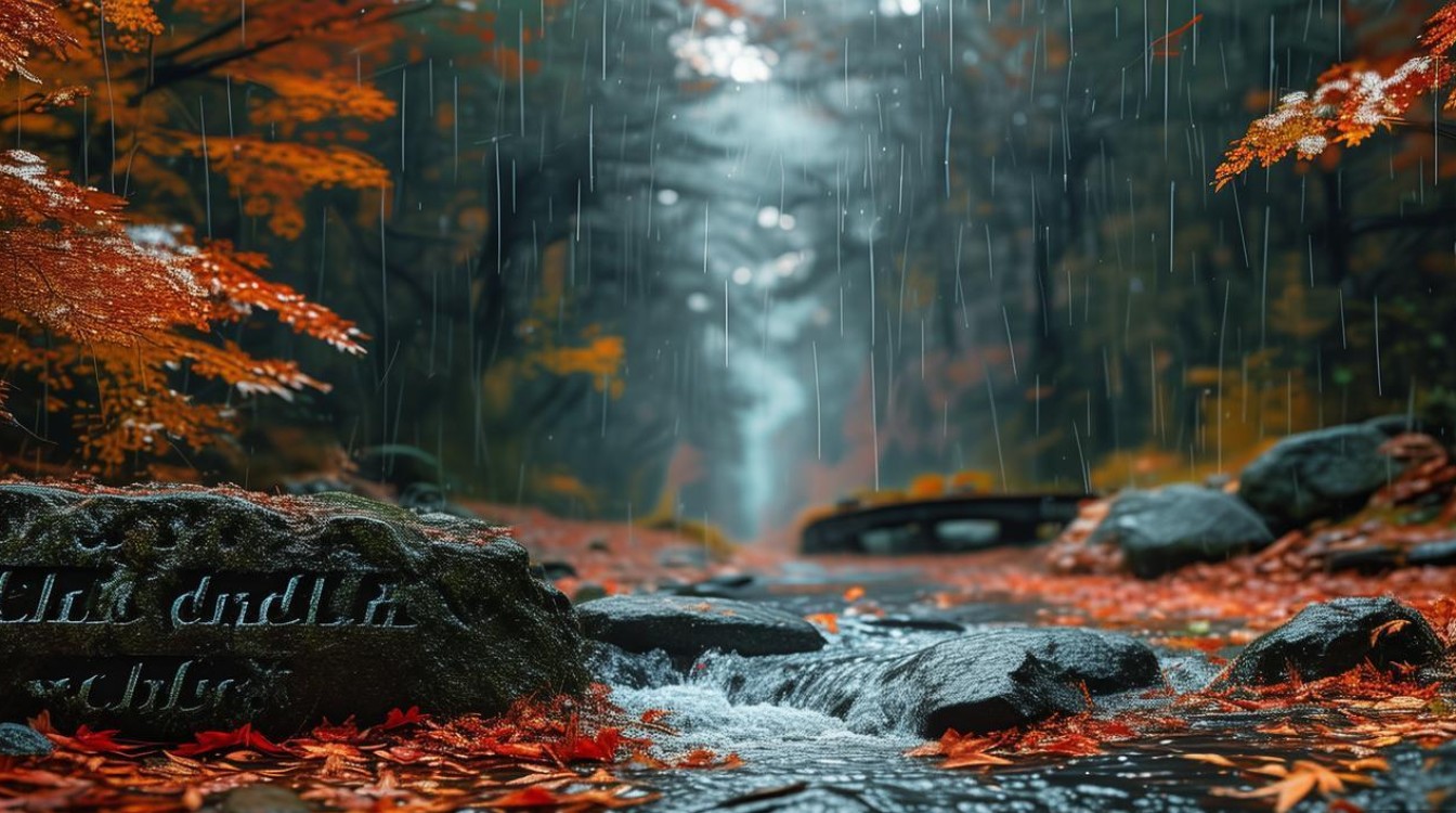 秋雨的诗行，藏着谁的叹息？-图1