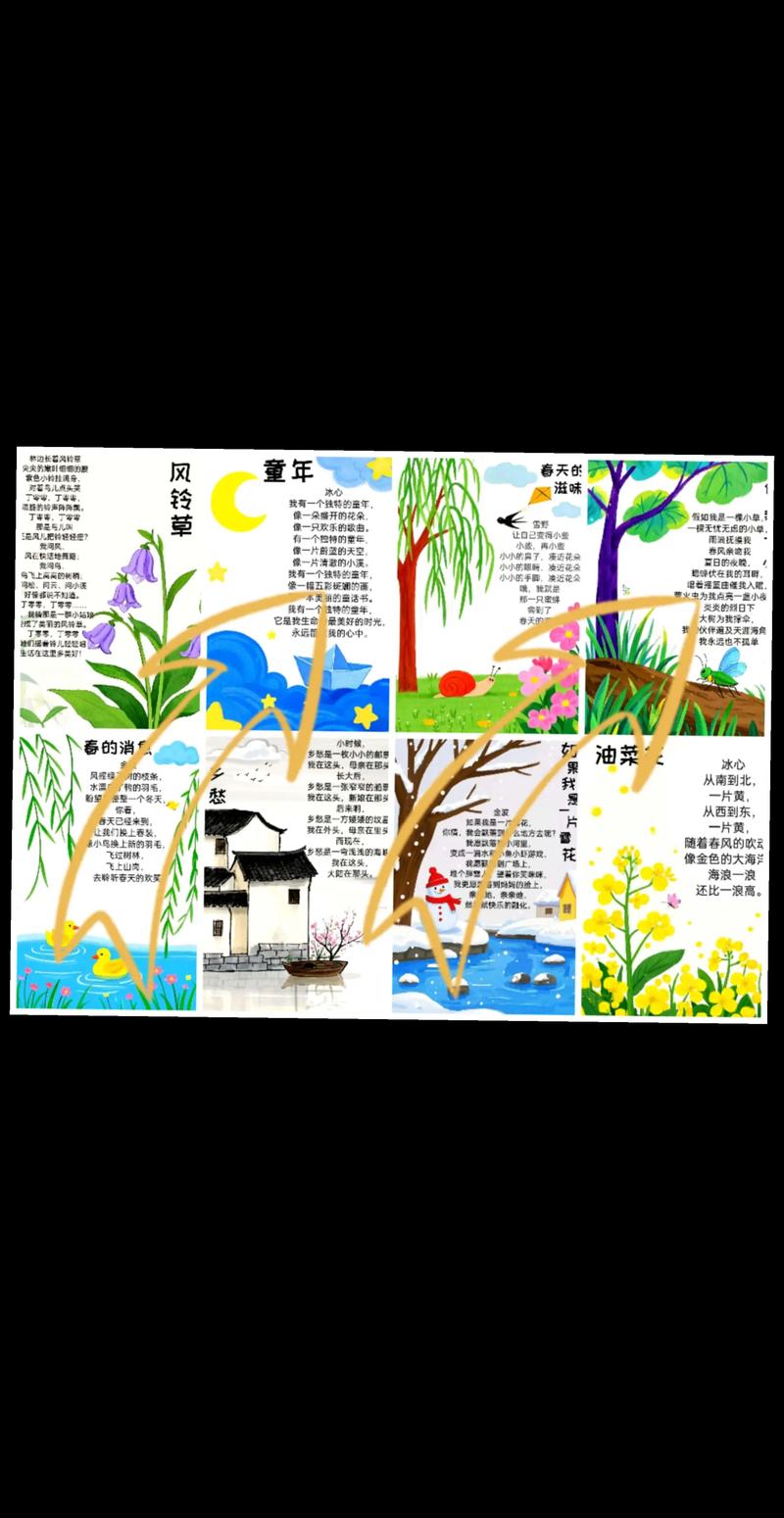 现代诗歌手抄报素材-图2