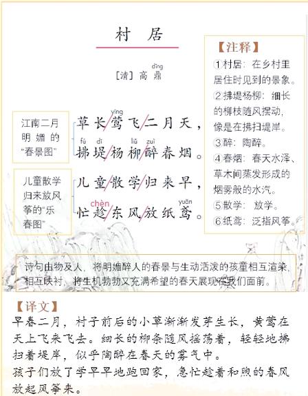 诗歌村居教案,村居古诗中班教案-图2 诗歌村居教案,村居古诗中班教案-图2