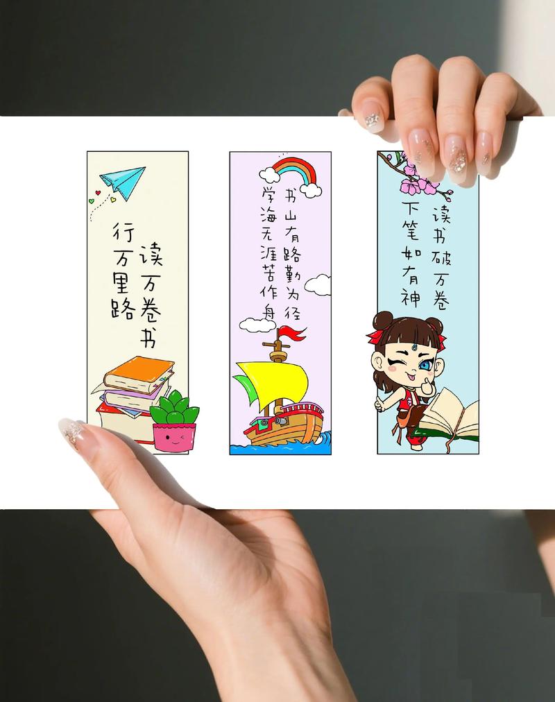 自制名言书签图片-图1 自制名言书签图片-图1