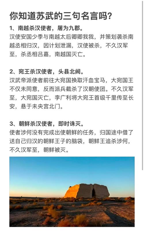 苏武精神名言,苏武精神名言10句-图2 苏武精神名言,苏武精神名言10句-图2