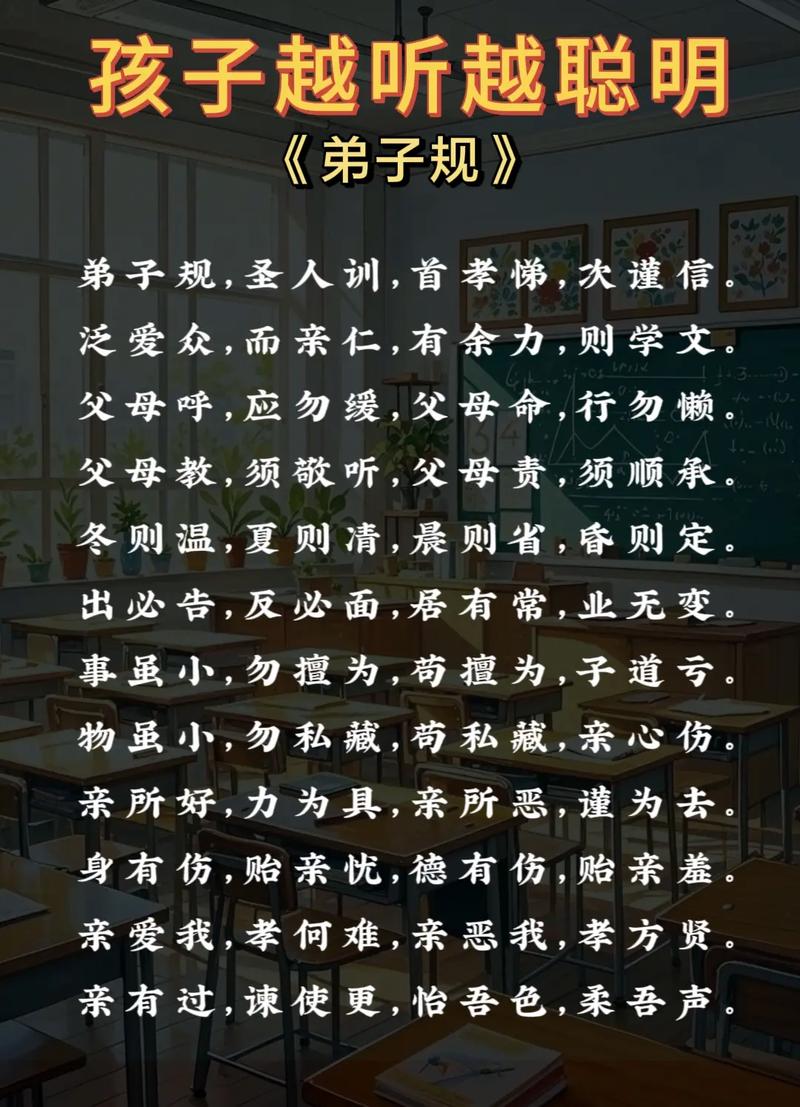 弟子规中关于孝的名言有哪些核心内容?-图1 弟子规中关于孝的名言有哪些核心内容?-图1