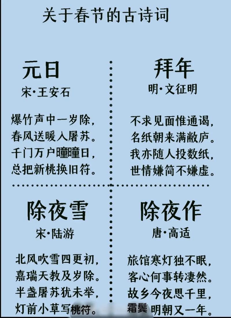 有关春节的诗歌大全,有关春节的诗歌大全50-图2 有关春节的诗歌大全,有关春节的诗歌大全50-图2