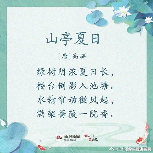 夏天的声音,藏进了哪首诗的韵脚里?-图2 夏天的声音,藏进了哪首诗的韵脚里?-图2