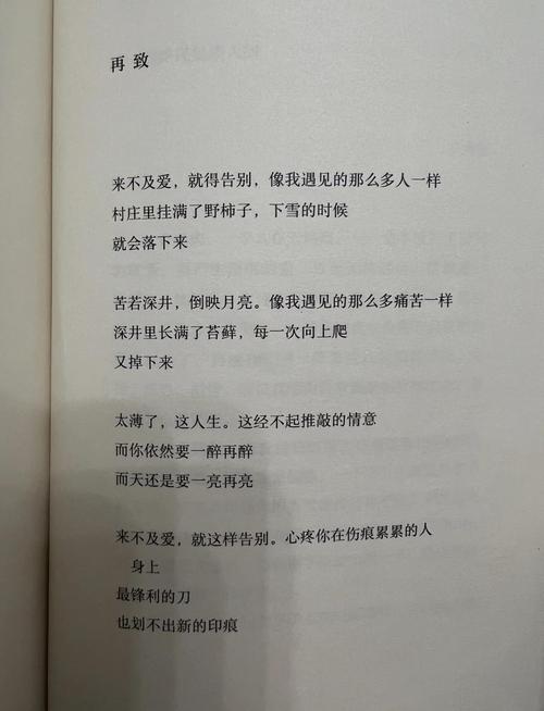 现代诗歌余秀华，现代诗 余秀华-图3