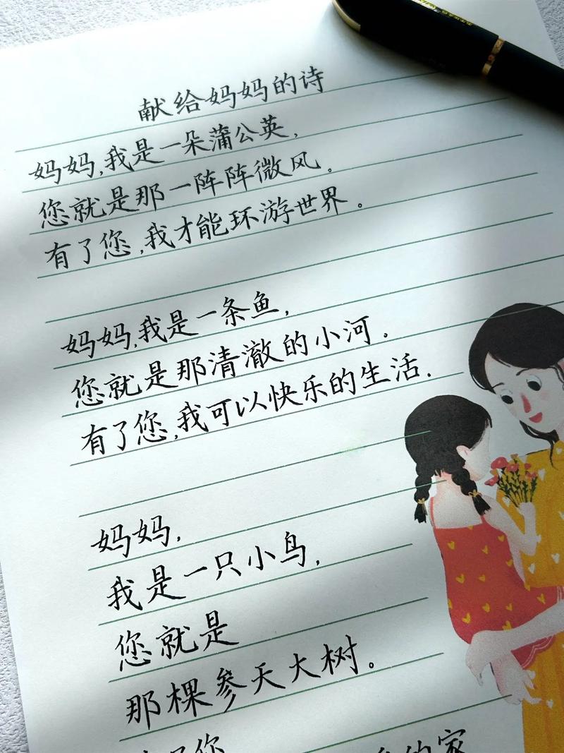 爱妈妈的诗歌幼儿园,关于爱妈妈的幼儿诗-图3 爱妈妈的诗歌幼儿园,关于爱妈妈的幼儿诗-图3