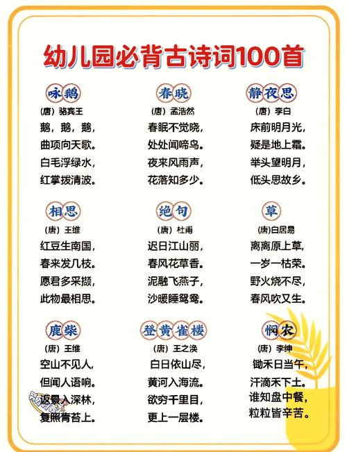 幼儿小班诗歌，幼儿小班诗歌朗诵8句-图1