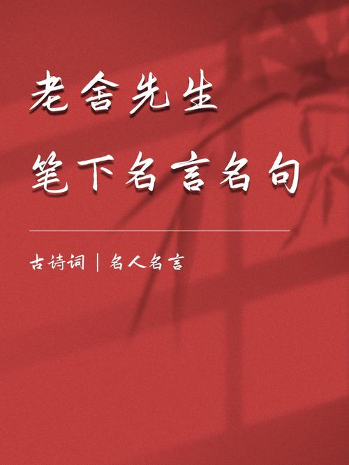 骆驼祥子老舍名人名言蕴含何深意？-图2