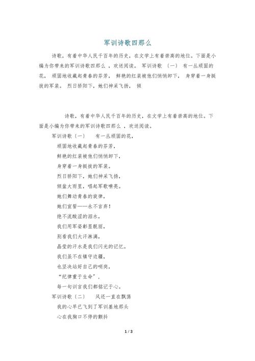 部队 诗歌，部队诗歌朗诵大全-图2
