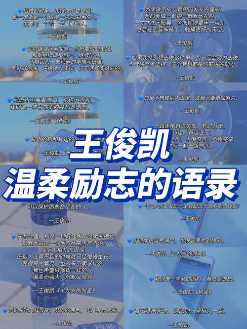 关于王俊凯的名言,关于王俊凯的名言名句-图1 关于王俊凯的名言,关于王俊凯的名言名句-图1