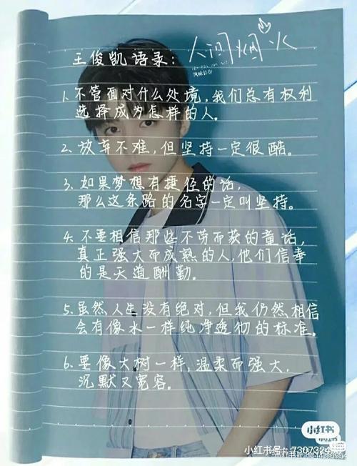 关于王俊凯的名言,关于王俊凯的名言名句-图3 关于王俊凯的名言,关于王俊凯的名言名句-图3