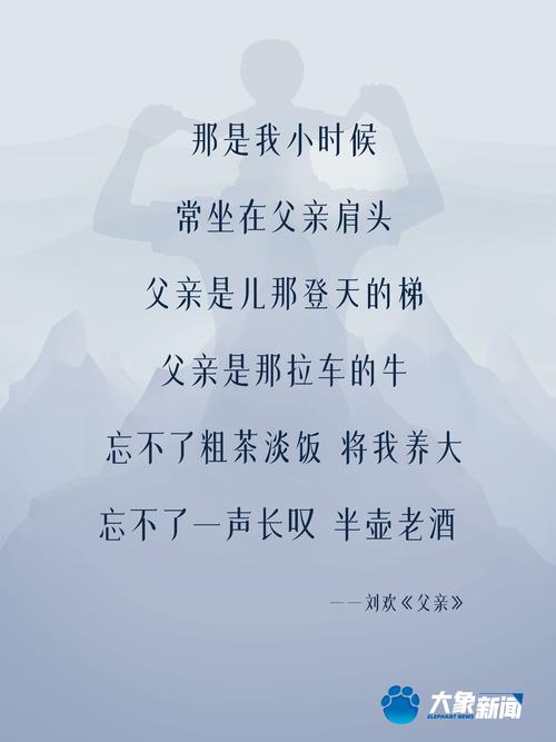 诗歌爸爸我爱你，诗歌 爸爸我爱你-图2