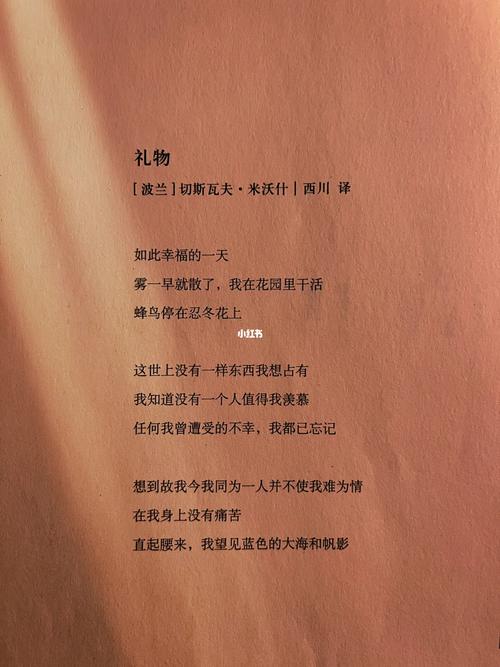 关于礼物的诗歌大全-图1