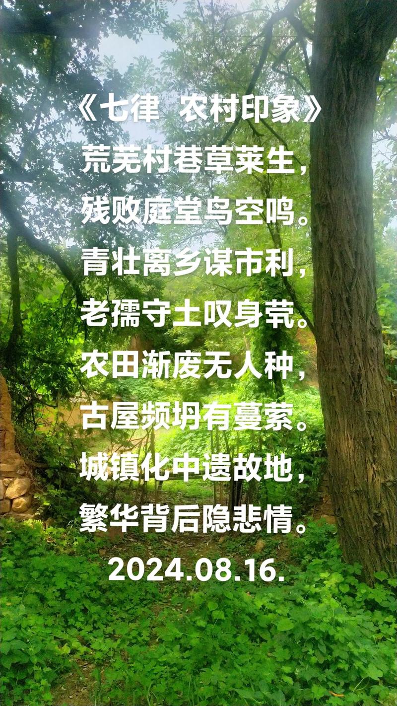 描写农村的诗歌-图1