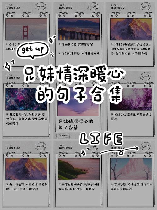 兄妹情深的句子名言-图1