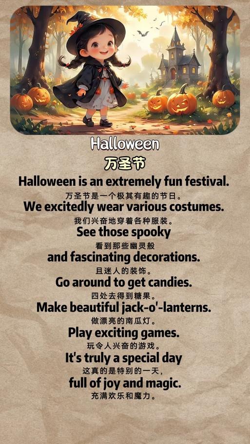 万圣节英文诗歌-图2