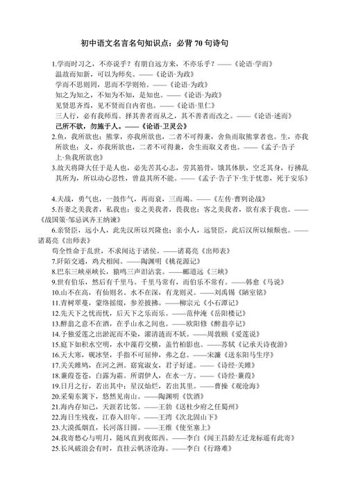 初中生常用名言名句-图3