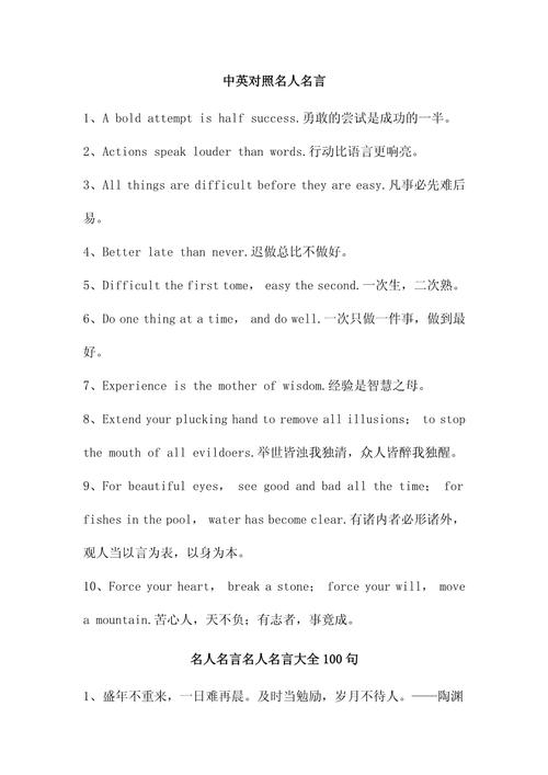 名人名言英语作文，名人名言英语作文带翻译-图1