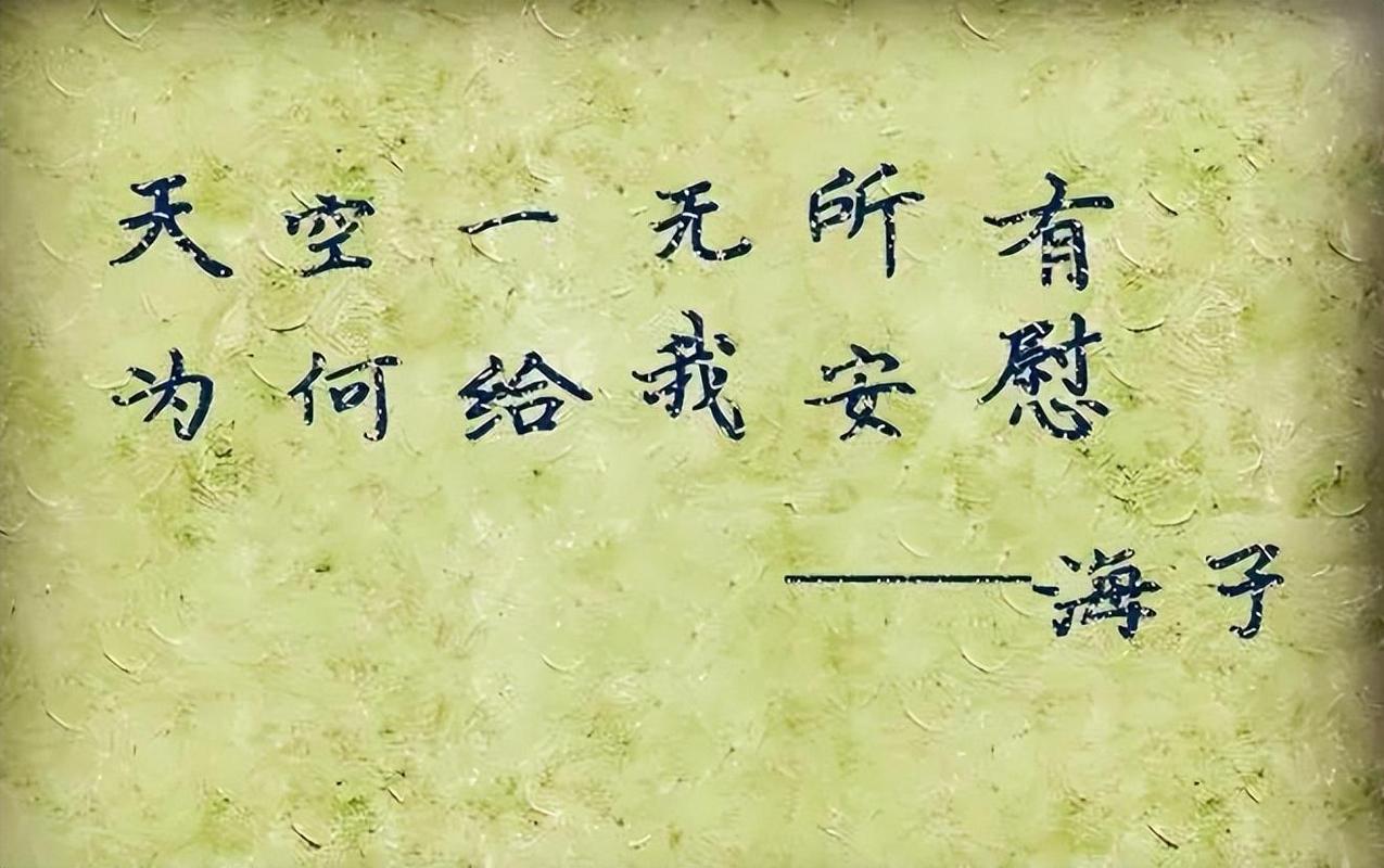 海子名言名句，海子名言名句,经典语录-图2