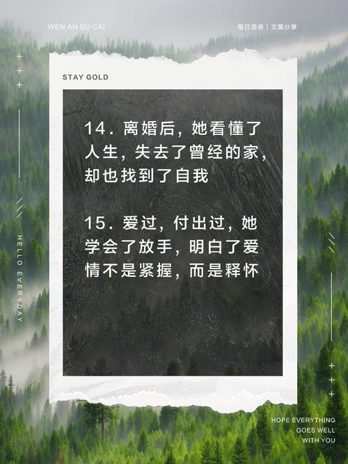 离婚励志名言，离婚励志名言名句短句七字大全-图1