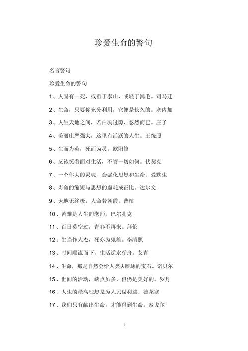 生命安全的名言警句-图2