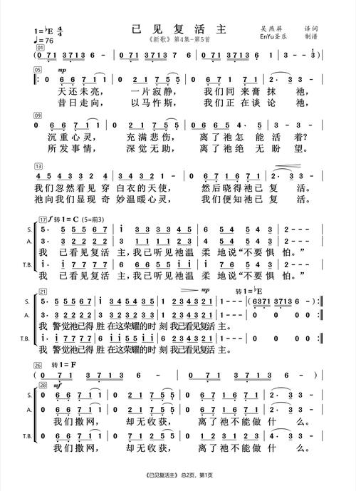诗歌耶稣复生-图1